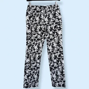🍁Vintage Studio Point B&W Abstract Stretch Pants